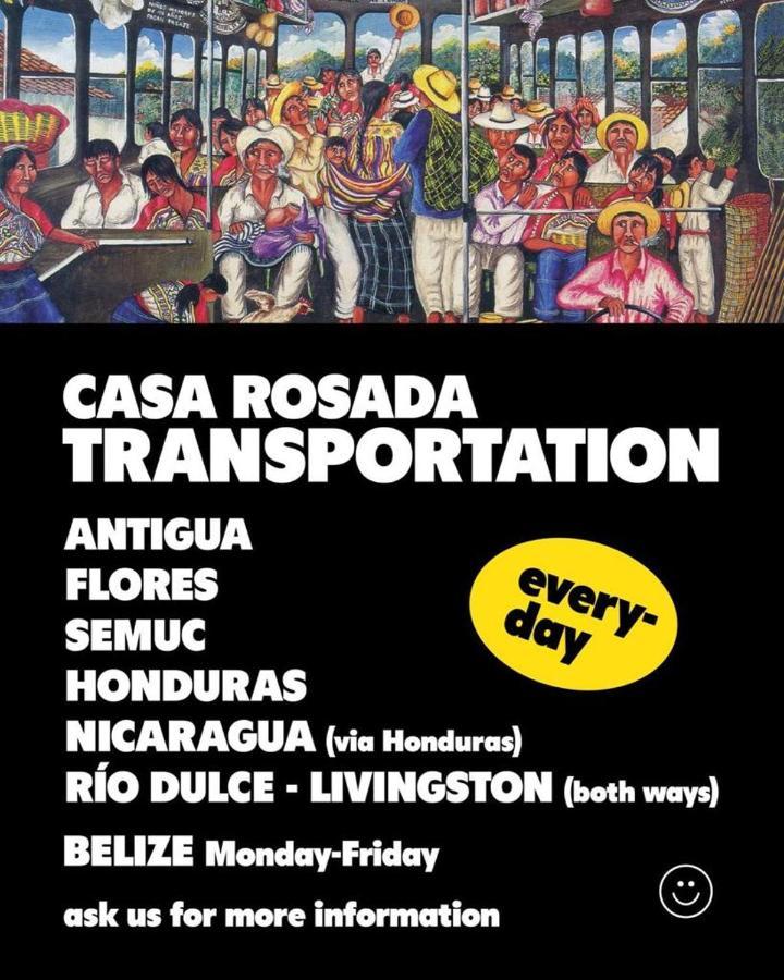 Hotel La Casa Rosada Livingston Ngoại thất bức ảnh